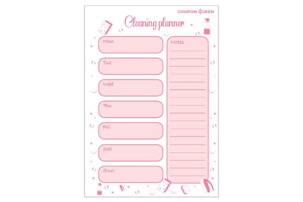 FREE Cleaning Planner